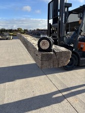 Large Reclaimed Oak Post Bessemer Beam 17ft 9" Long