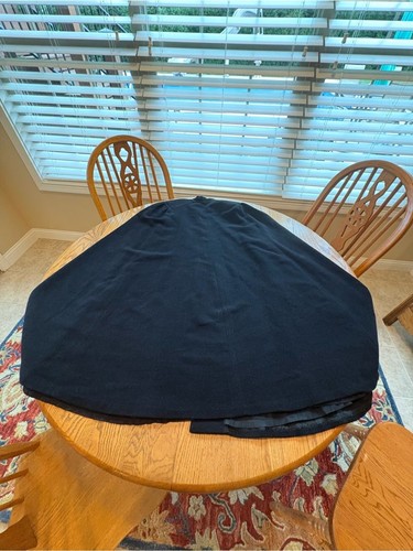 Vintage black wool mid - black,