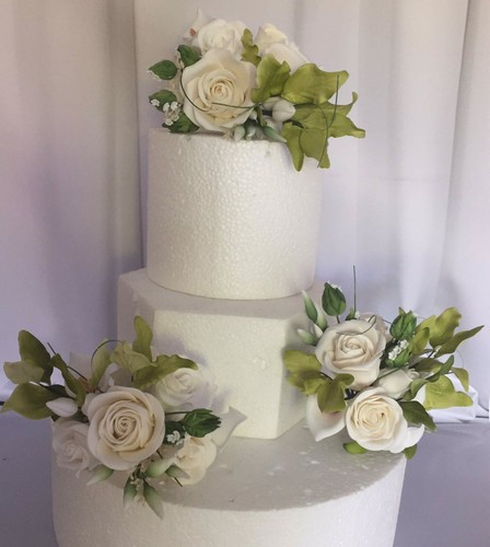 Piece flower paste cake - piece,