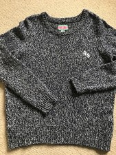 Rampant sporting navy blue fleck jumper large 14