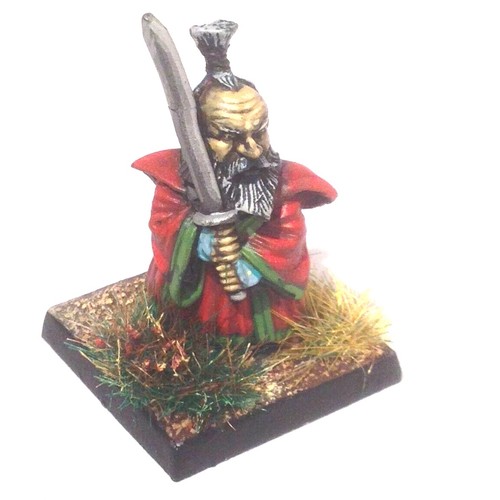 Samurai dwarf leader - samurai, 28mm