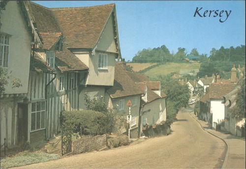 Kersey village suffolk england - village,