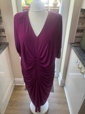 CHESCA fuchsia/pink midi dress