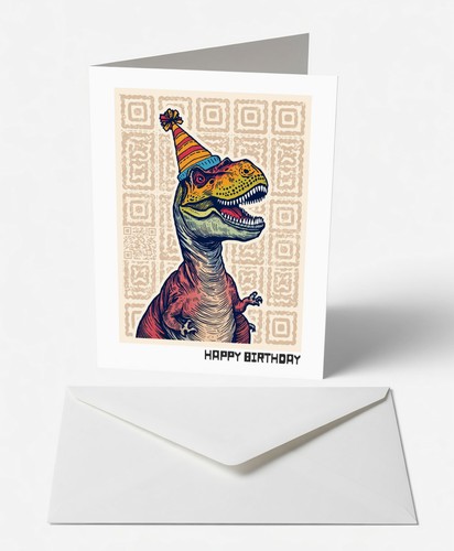 Scanimate birthday card - card, |
