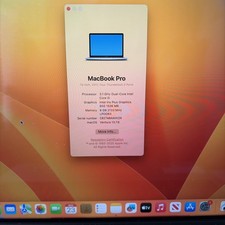 MacBook Pro 13" A1706 2016 Logic Board i5 3.1 Ghz 8 Gb 256gb Emc 3163   Sku 3907