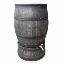 240L Water Butt Barrel - Oak