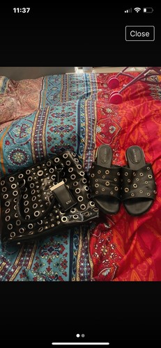 Shoes and matching bag - size, 5