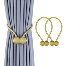 2x Strong Magnetic Curtain Tie