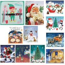 Paper Christmas Advent Calendar - 24 Windows - Santa, Nativity, Elf or Snowman