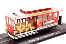 ATLAS  SCALE:1:87 HQ05 SAN FRANSISCO TRAM (CABLE CAR) 1888 FERRIES & CLIFF