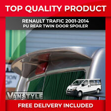 FITS RENAULT TRAFIC 01-14 QUALITY PU REAR TWIN BARN DOOR SPOILER NOT FIBREGLASS