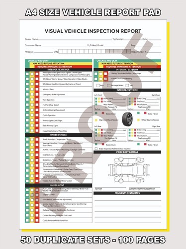 Vehicle service report - a4,