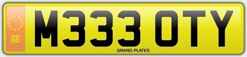 Motty number plate motts mots - number,