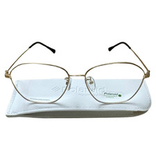 POLAROID Glass Frame Gold Vision EyeWear Full Rim Metal Geometric PLD D425/G RHL