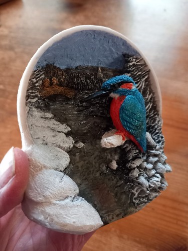 Kingfisher ornament - kingfisher,