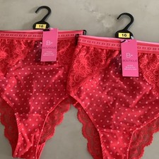 EX M & S Women's Red High