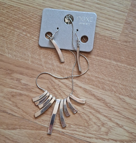 Next silver tone - silver, necklace