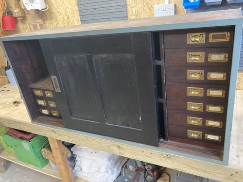 Antique workshop drawers - antique,