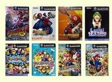 Mario Party 4 5 6 7 Tennis Kart Strikers and Mansion Luigi set Gamecube Tested