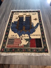 NEW Beautifully Handmade Afghan War Rug  90cm X 67cm