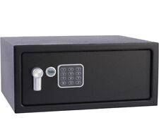 Yale Black Alarmed Laptop Safe 130dB Security Box with Key & Fixings 20x43 DENT