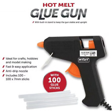 Hot Melt Mini Glue Gun Electric with 100 Glue Sticks Hobby Craft DIY Xmas Gift
