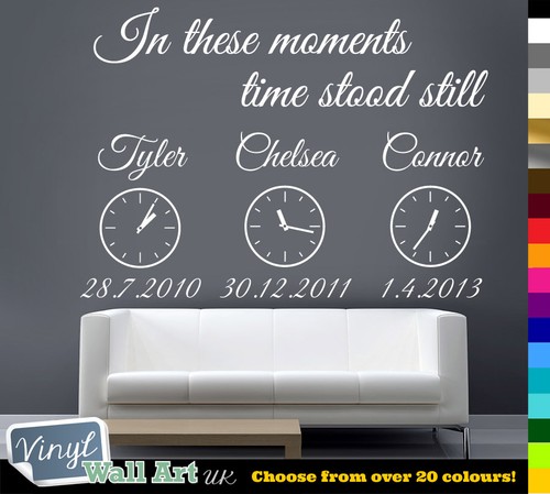 These moments time - in, stood