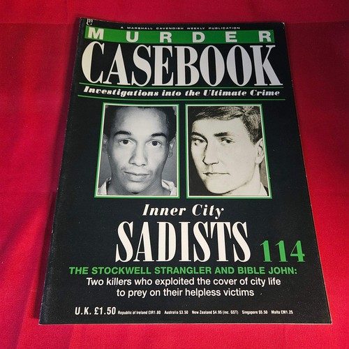 Murder casebook magazine issue - murder,