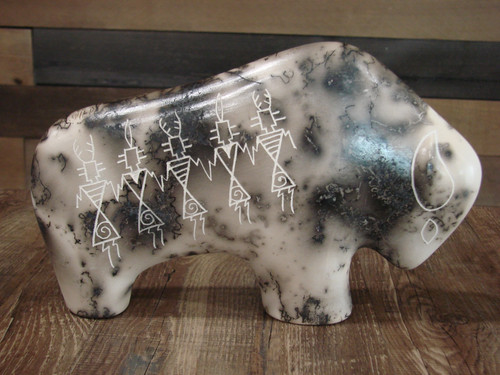 Native american pottery horse - native,