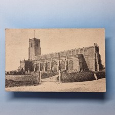 Blythburgh Postcard 1909 Suffolk Parish Church Yoxford Duplex PM