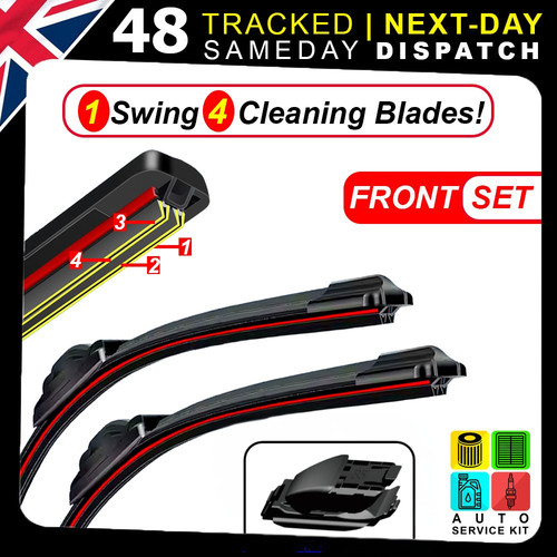 Four blades front windscreen - four,