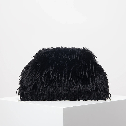 Oversized faux feather - faux,