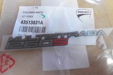 DUCATI MULTISTRADA 1260S  2018-2020  OEM NEW LEFT HAND DECAL - # 43513831A