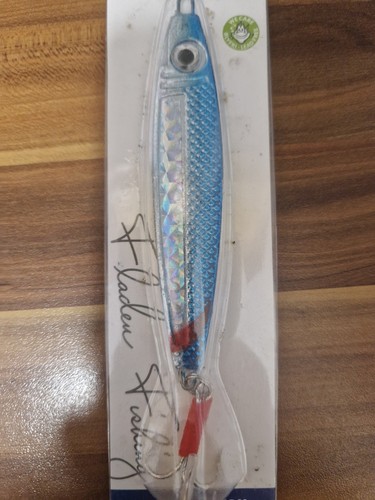 60g spinner lure - jig, blue