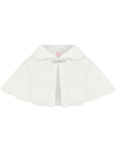 Girls faux fur shoulder cape - girls,