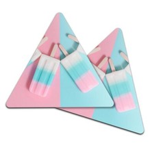 2x Triangle Coaster - Ice