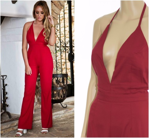 Nostalgia plunge backless red - nostalgia,
