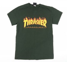 Thrasher Green Graphic T-Shirt