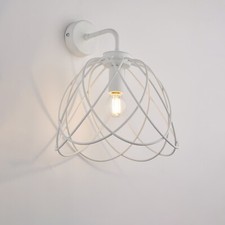 White Shabby Chic Wall Sconce