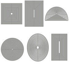 Nesting Square Oval Metal