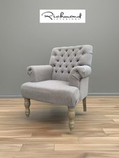 Richmond Interiors Armchair Grey Fabric ?️?? cleaned ?? Delivery