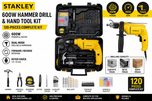 Stanley 600w 13mm corded - stanley,