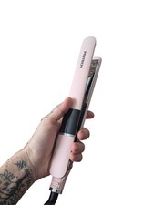 Titanium Hair Straightener 230°C 5 Heat Settings Dual Voltage Pink Flat Iron