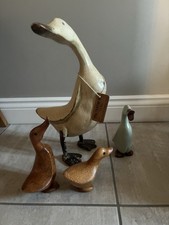 Wooden Duck Family