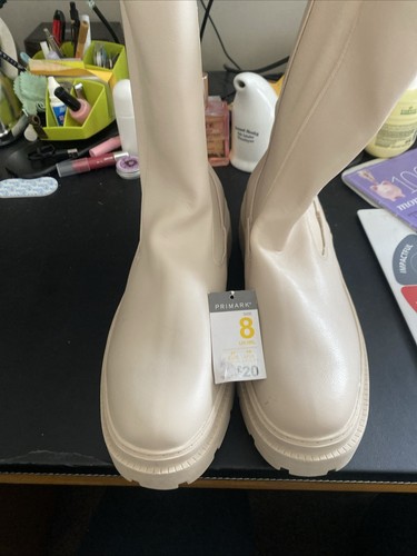 Primark mid calf boot - 8, chunky