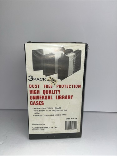 Vhs cases vtg new 3 - vtg,
