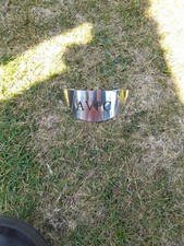 Vespa Px/lml Stainless Steel Headlight Peak, AVFC Scrolled.