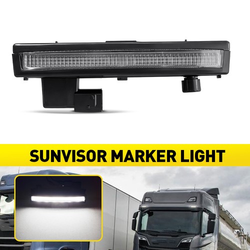 White led front sun visor - front,