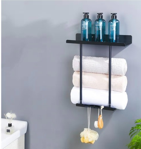 Retractable towel rack - rack, wall