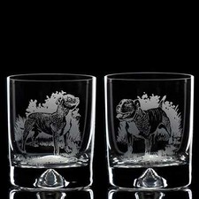 Staffy Dog Whiskey Tumbler